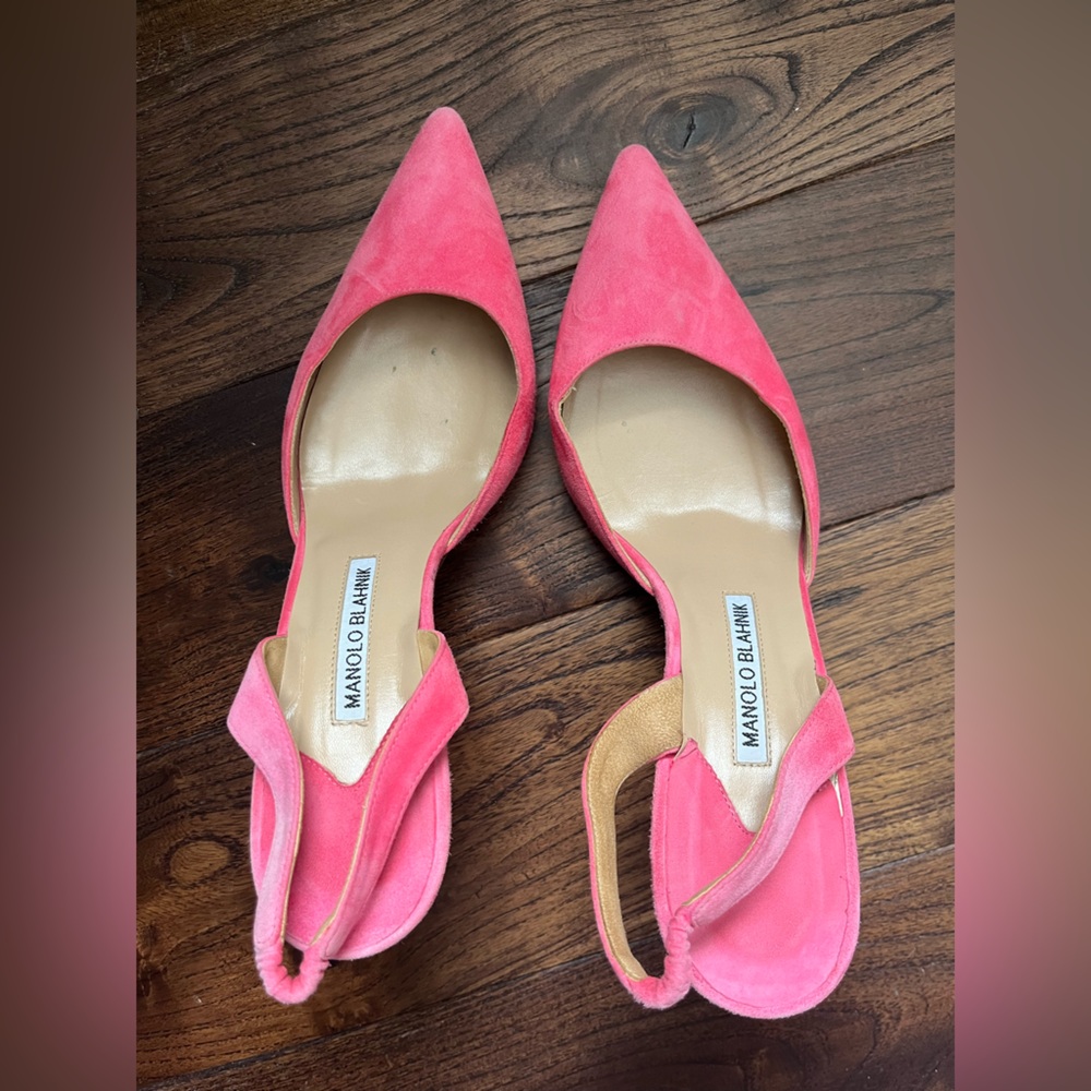 Manolo Blahnik Slingback Heels